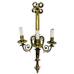Antique Set of 4 Candlesticks Baroque Wall Lights Sconce Wall Light 1930 s