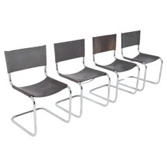 Vintage Set of 4 Cantilever Chairs by Mart Stam for Fasem