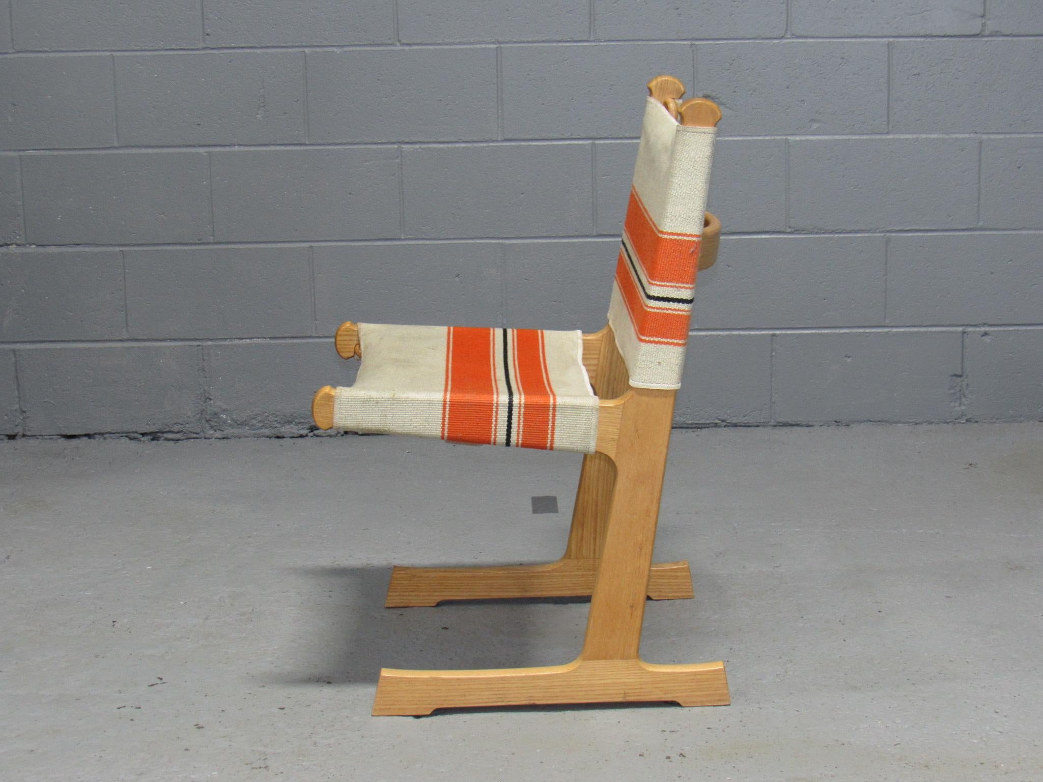 Set of four Ditte and Adrian Heath cantilevered Danish dining chairs for France and Son.