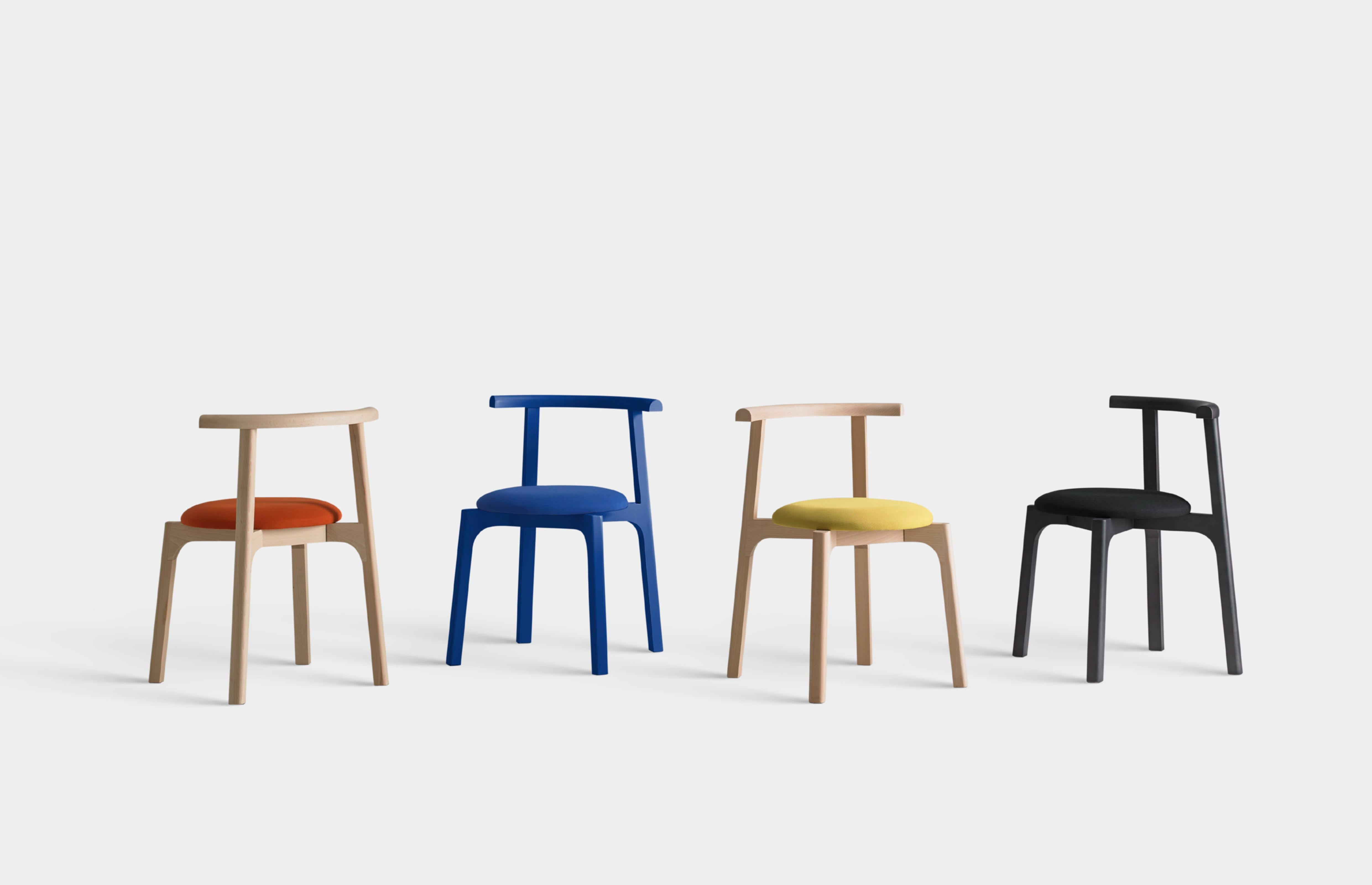 Post-Modern Set of 4 Carlo Chair by Pepe Albargues