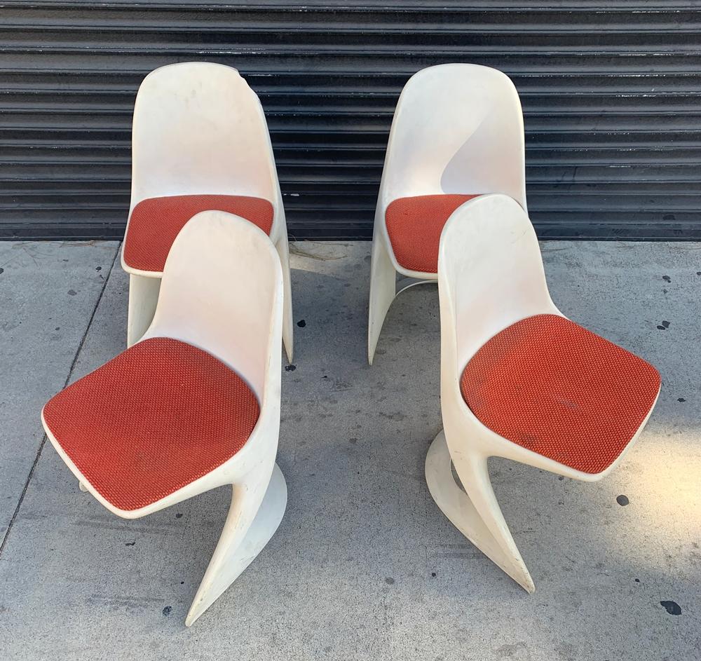 Set of 4 Casalino Chairs by Alexander Begge for Casala In Good Condition In Los Angeles, CA