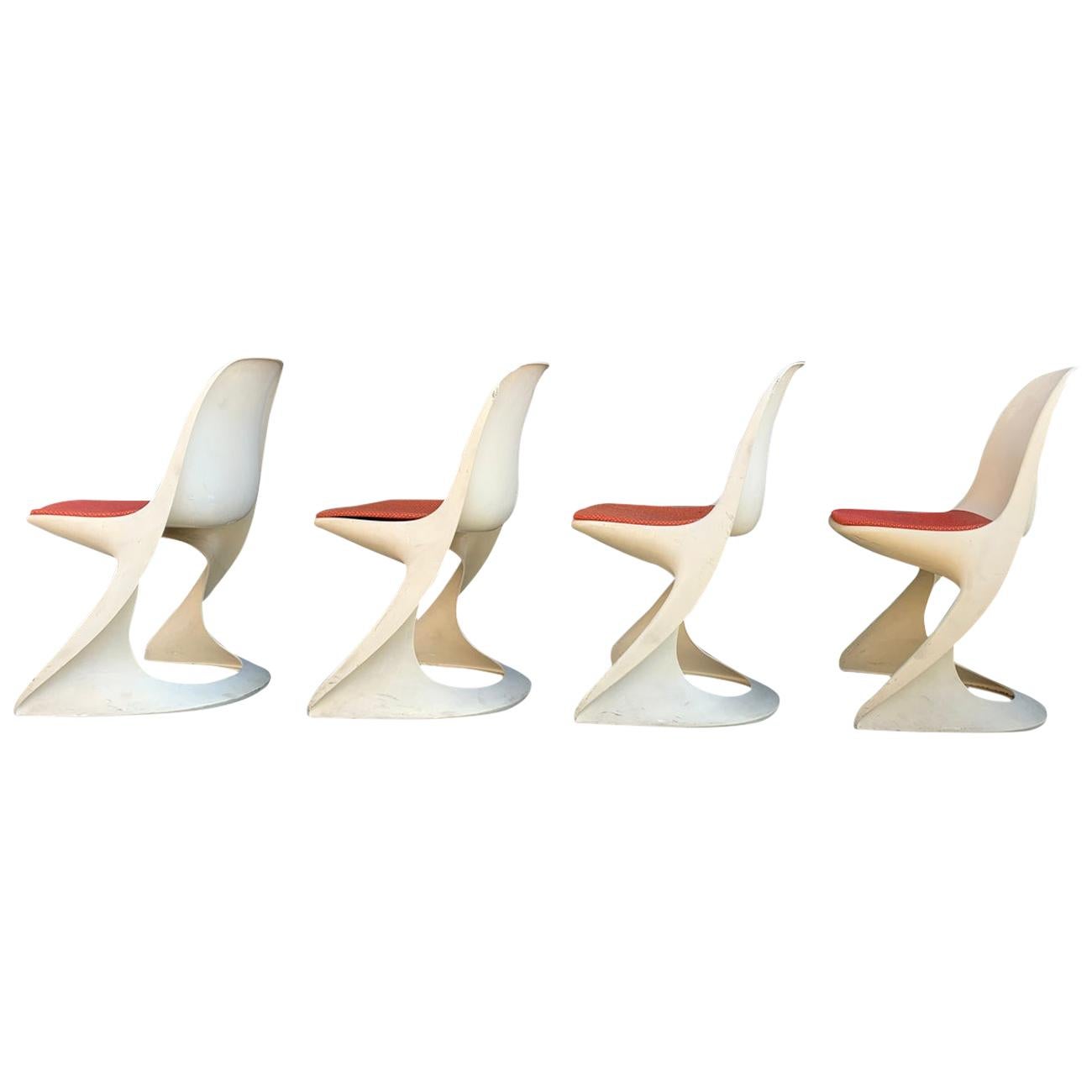 Set of 4 Casalino Chairs by Alexander Begge for Casala