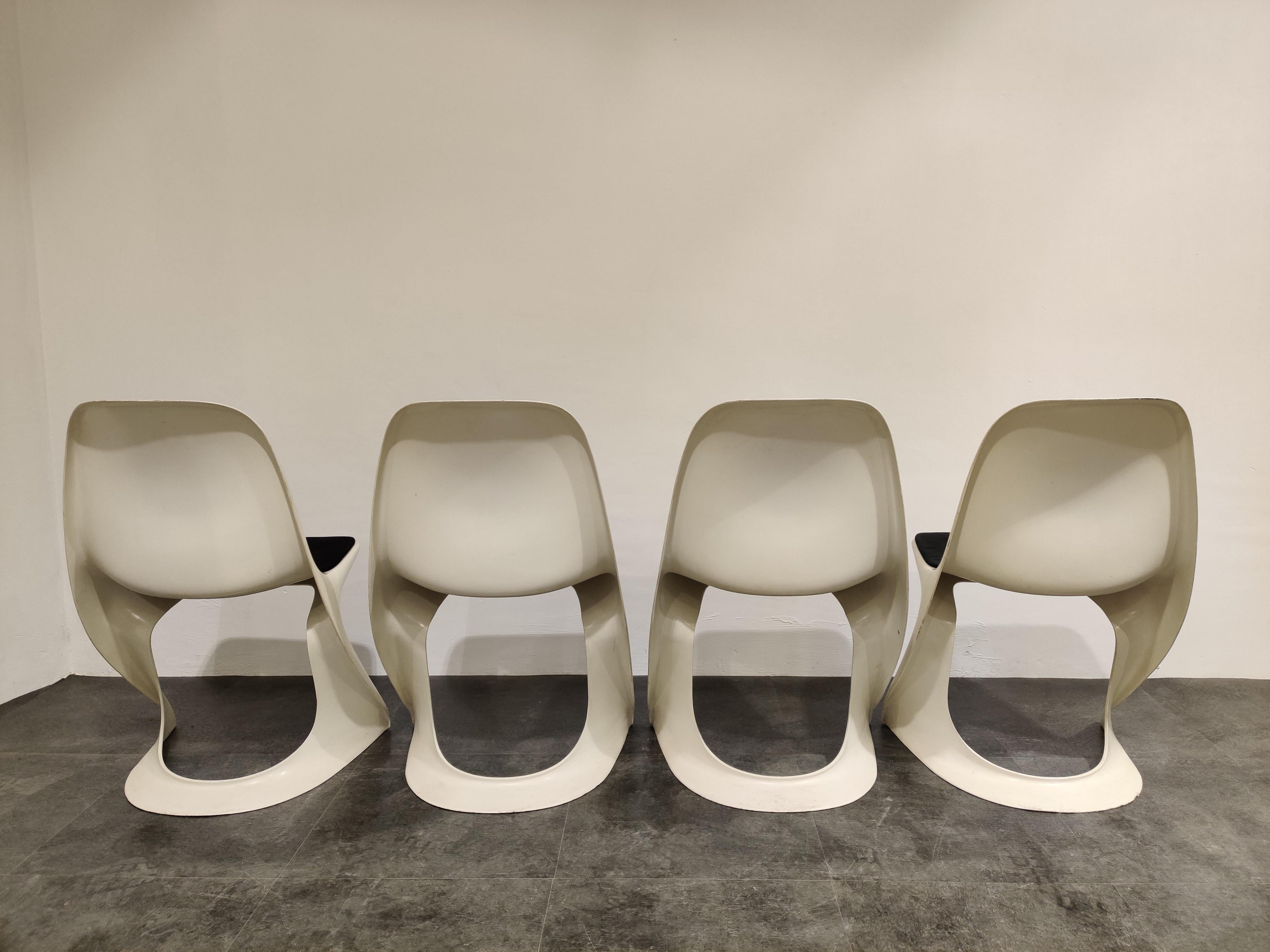 Set of 4 Casalino Dining Chair by Alexander Begge for Casala, 1970s In Good Condition In HEVERLEE, BE