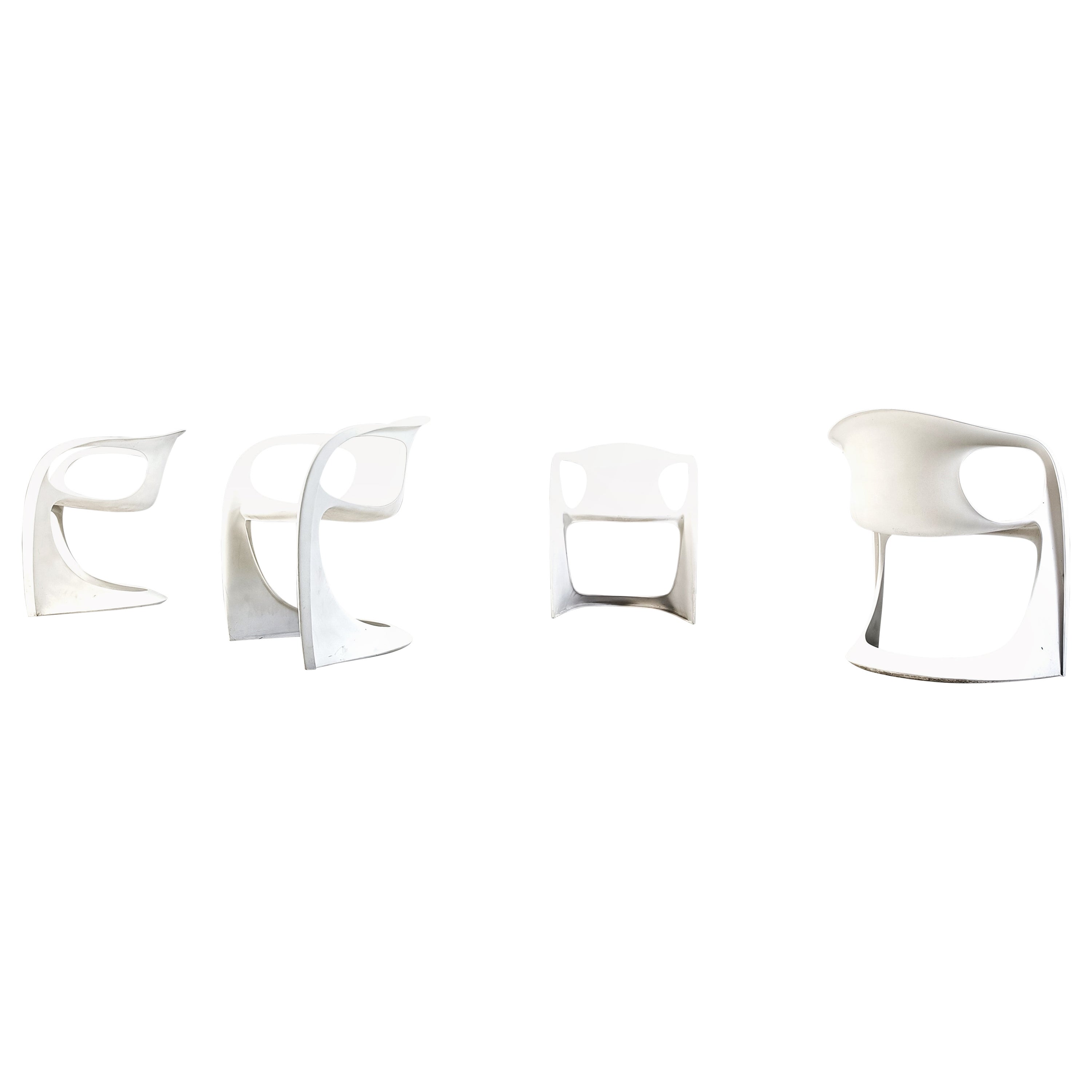Set of 4 casalino dining chair by Alexander Begge for Casala, 1970s