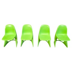 Set of 4 casalino dining chair by Alexander Begge for Casala, 1970s