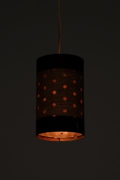 Ensemble de 4 plafonniers en cuivre, Danemark, années 1970