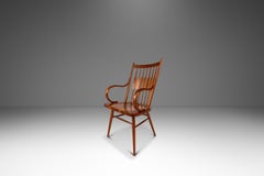 Set of 4 "Centennial" Armchairs in Walnut, Kipp Stewart for Drexel, USA, 1960's