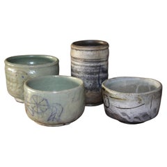 Set of 4 ceramic vase by Menelika
