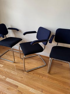 Conjunto de 4 sillones Cesca de Marcel Breuer para Knoll