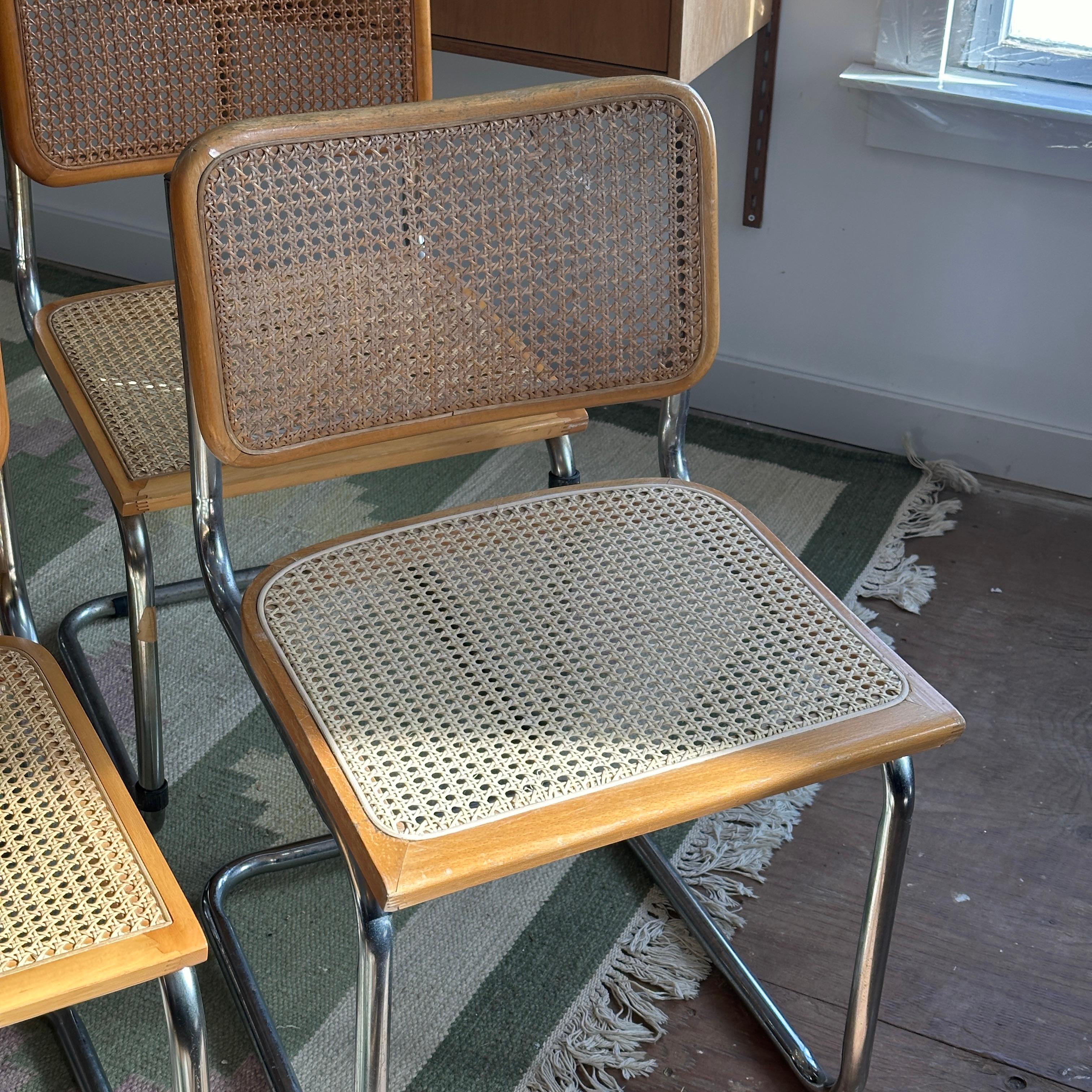 Italian Set of 4 Cesca Chairs