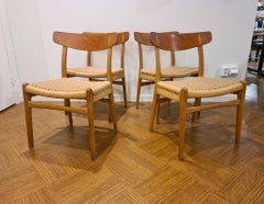 Set of 4 Ch-23 Chairs Hans J. Wegner for Carl Hansen & Son, Denmark, 1950s