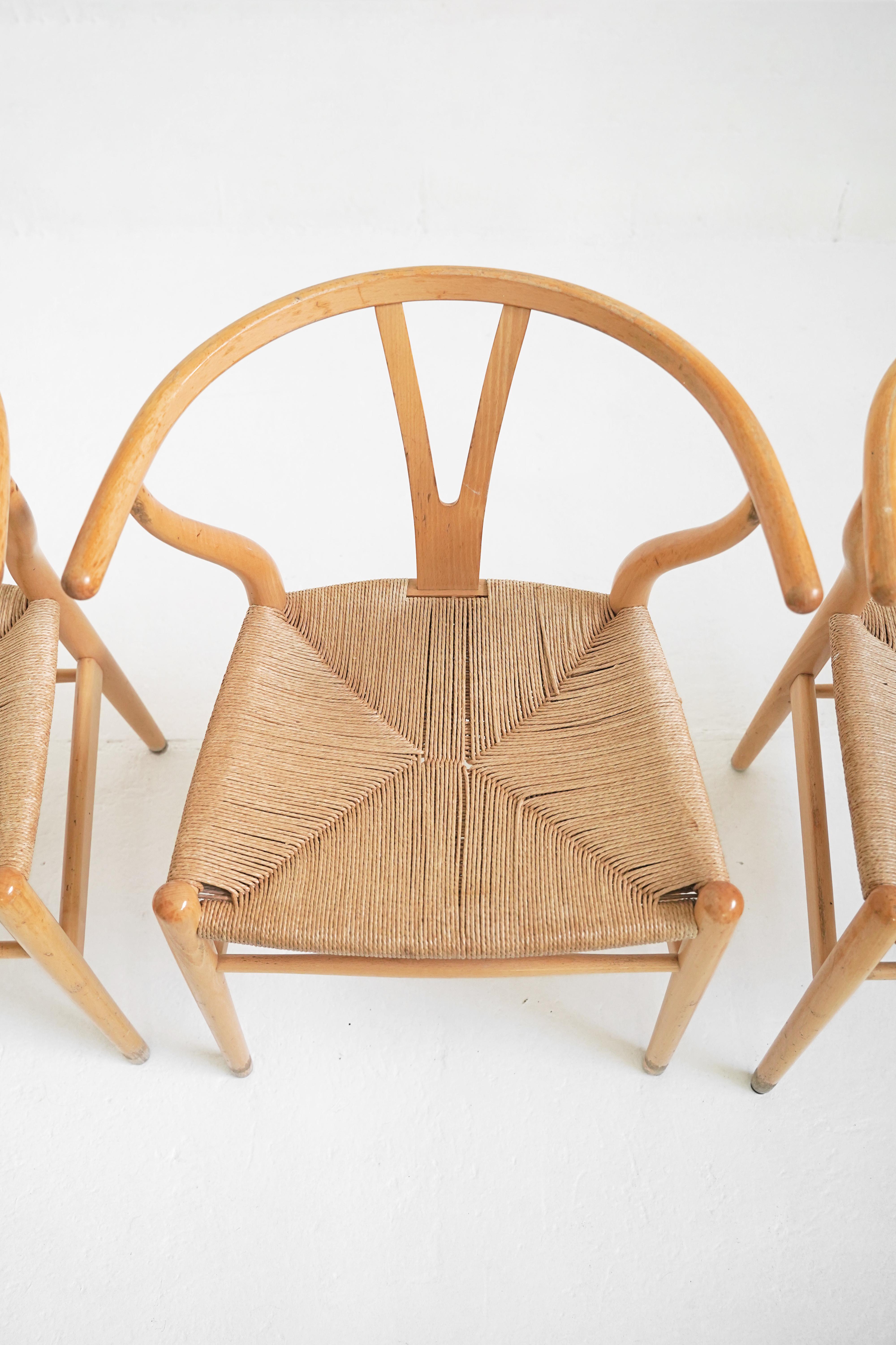 Set of 4 CH24 Wishbone Dining Chairs by Hans Wegner for Carl Hansen & Søn 6