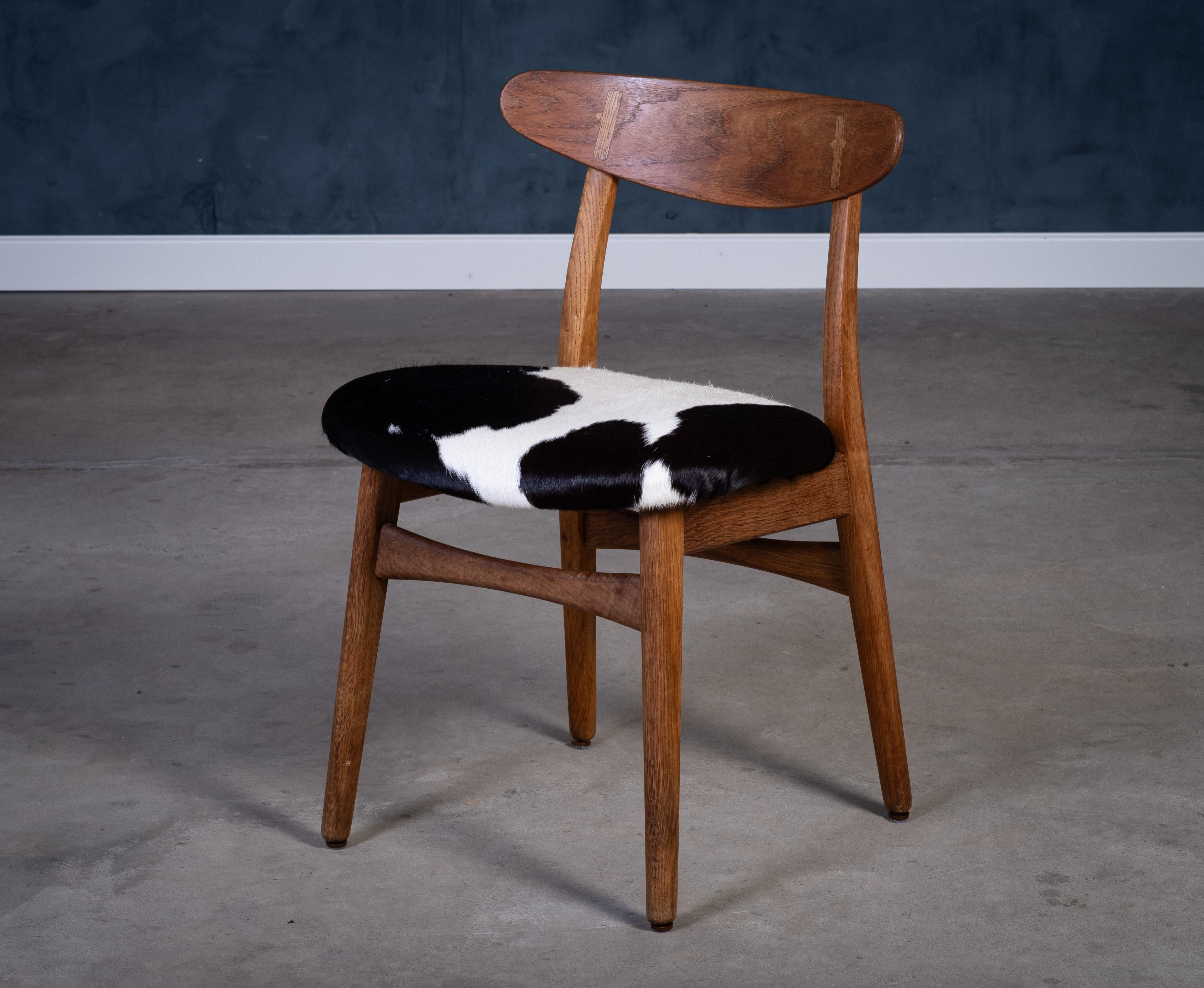 Set di 4 sedie da pranzo CH30 di Hans J. Wegner per Carl Hansen & Søn, 1952 in vendita 1