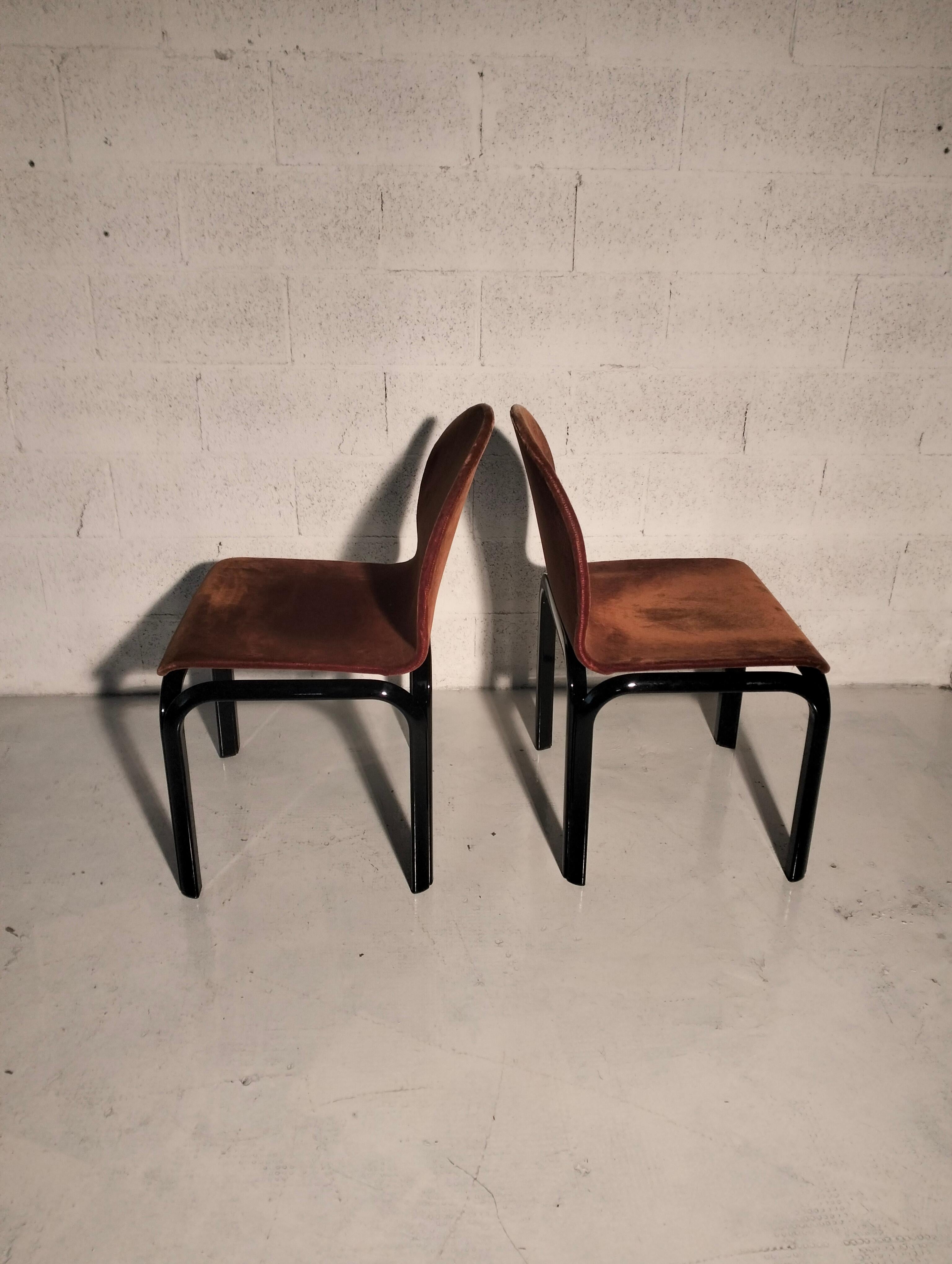 Ensemble de 4 chaises et 1 table carrée Orsay mod. de Gae Aulenti pour Knoll des années 80 en vente 7