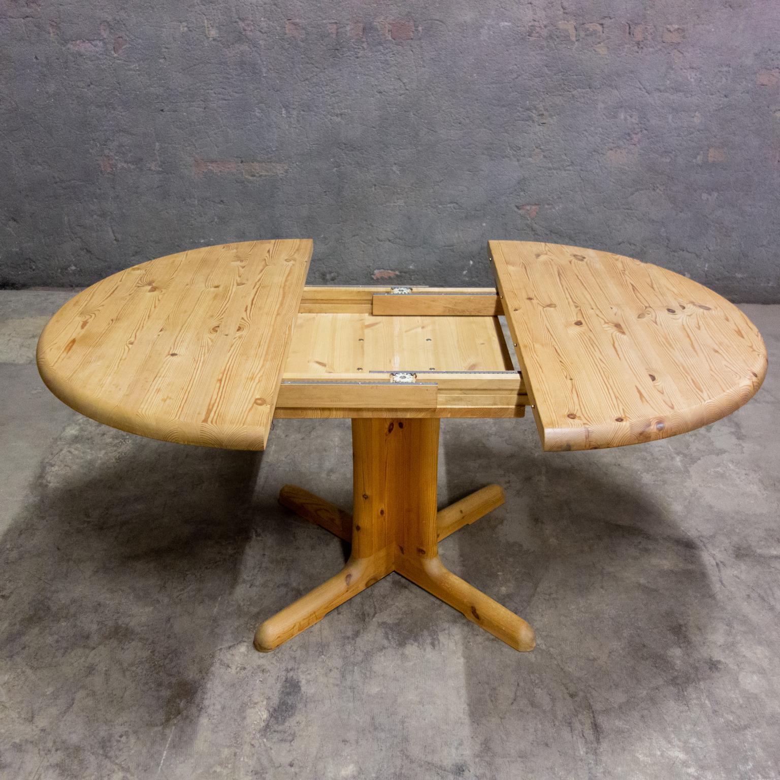Late 20th Century Set of 4 Chairs and Table by Rainer Daumiller for Hirtshal Sawmill, Denmark 1970
