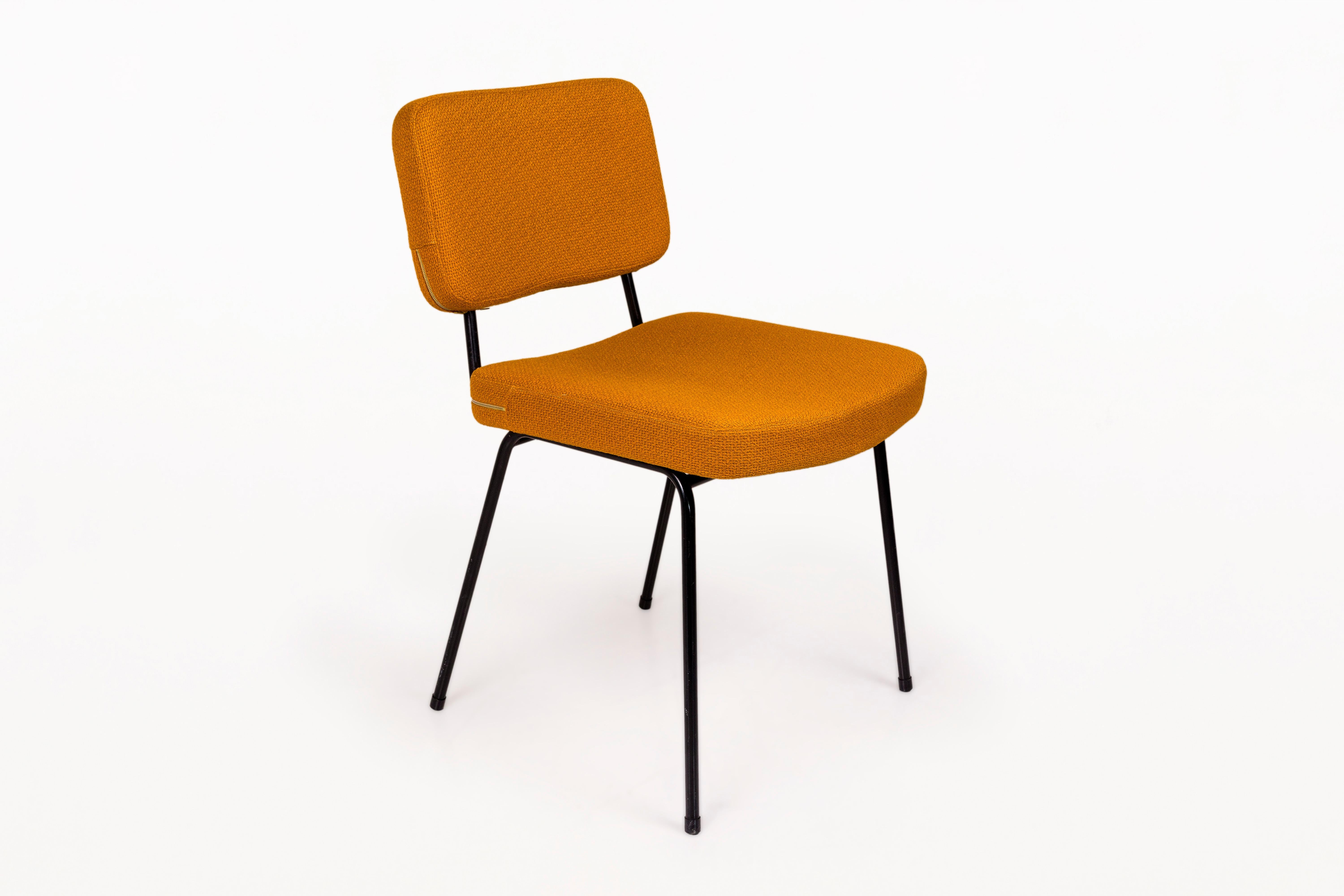 20th Century Set of 4 Chairs by André Simard for Airborne, circa 1955, France