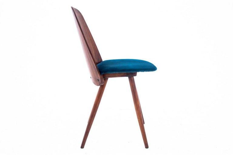 Set of 4 Chairs by Frantisek Jirak, Tatra Nabytok, Czechoslovakia, 1960s For Sale 4
