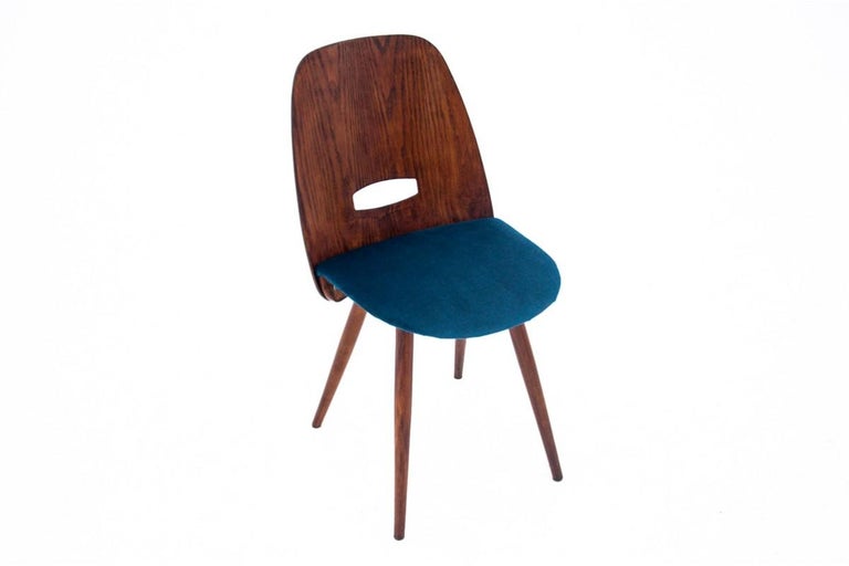 Mid-20th Century Set of 4 Chairs by Frantisek Jirak, Tatra Nabytok, Czechoslovakia, 1960s For Sale