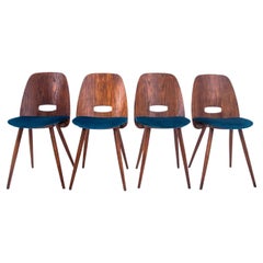 Set of 4 Chairs by Frantisek Jirak, Tatra Nabytok, Czechoslovakia, 1960s