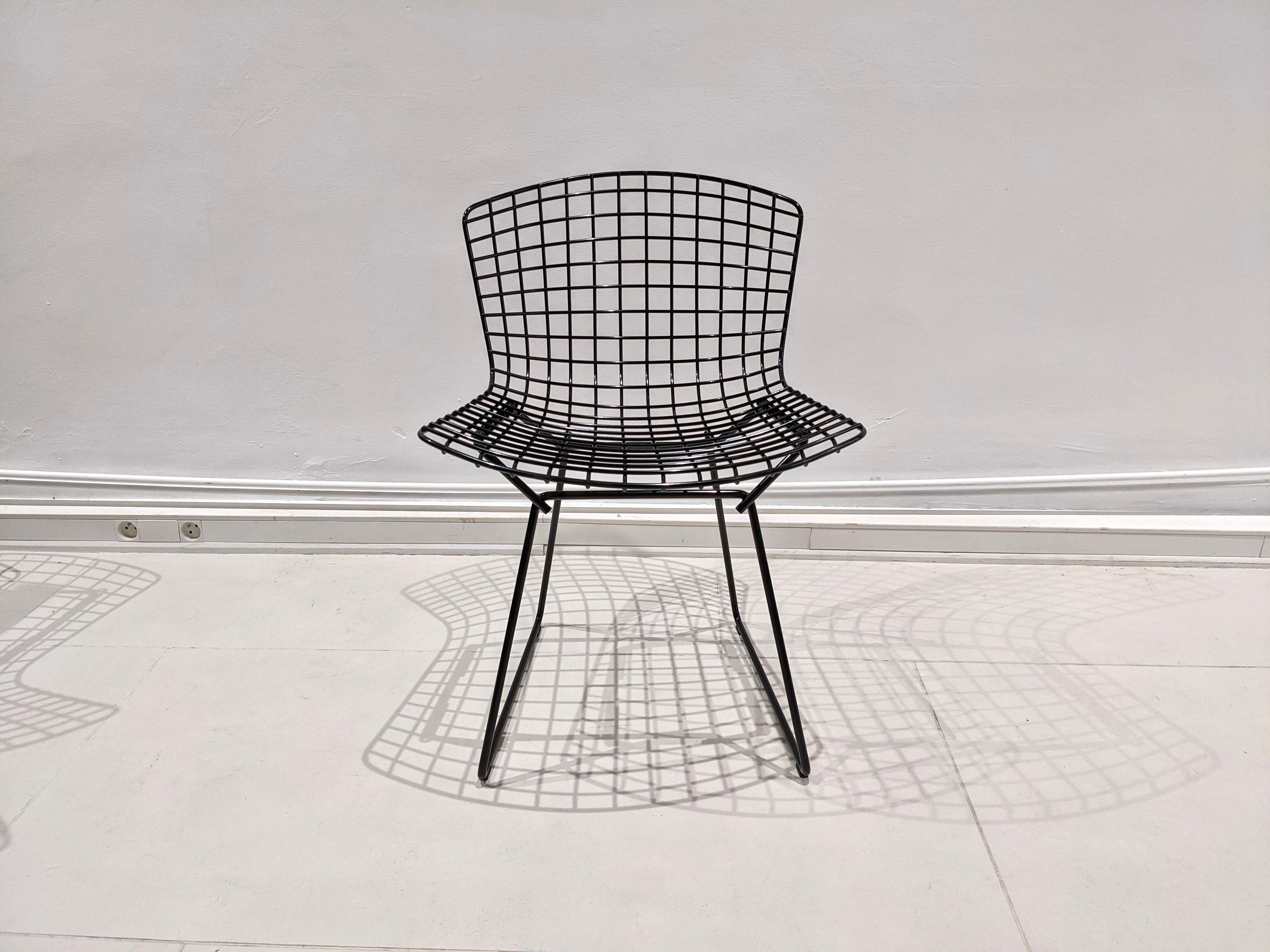 French Set of 4 Chairs by Harry Bertoia for Knoll