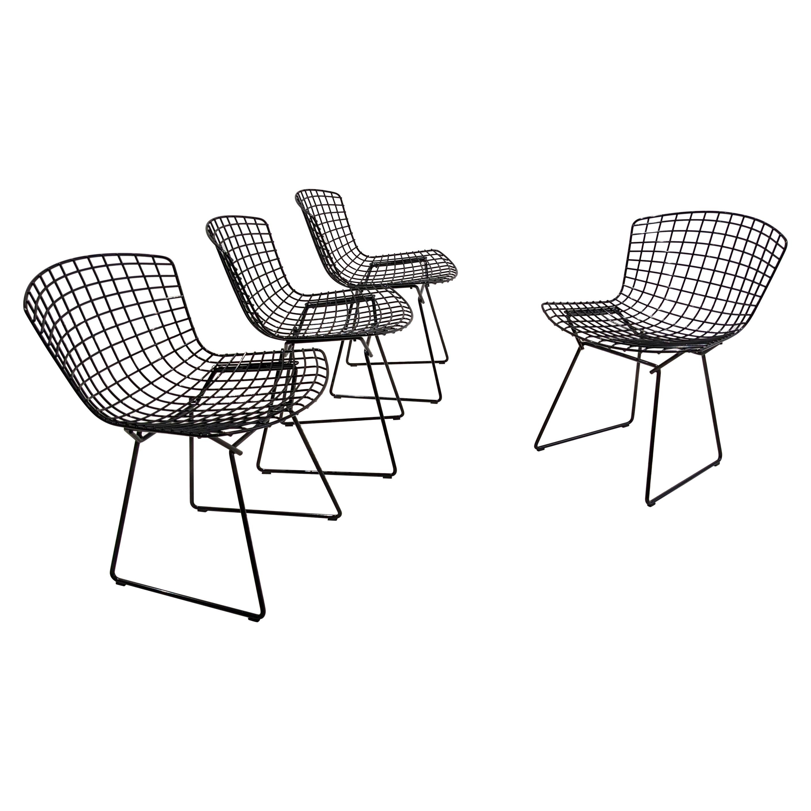 Set of 4 Chairs by Harry Bertoia for Knoll
