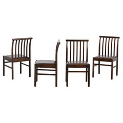 Set of 4 chairs by Isamu Kenmochi, Akita Mokko, Japan 1970