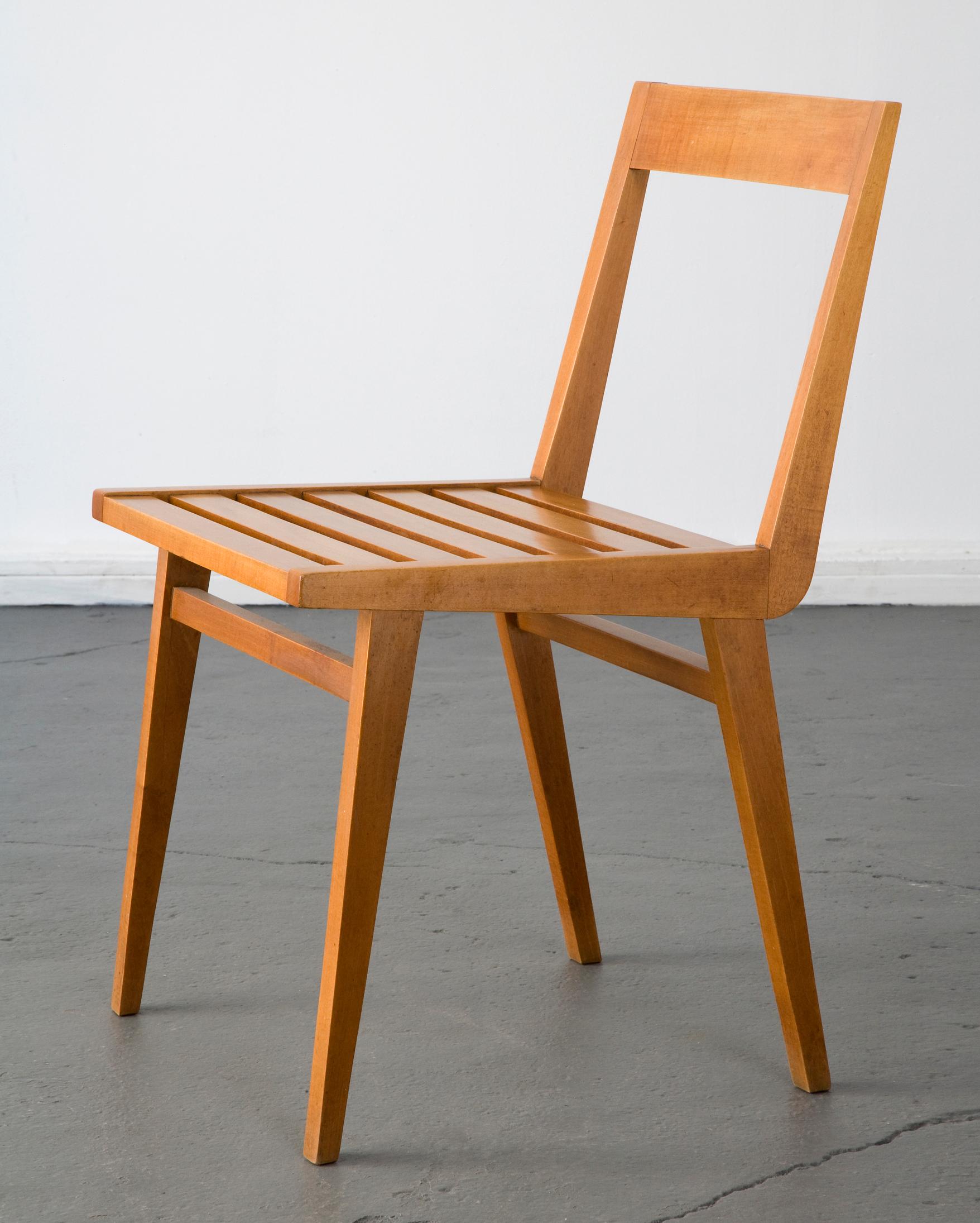 Brazilian Set of 4 chairs by Joaquim Tenreiro