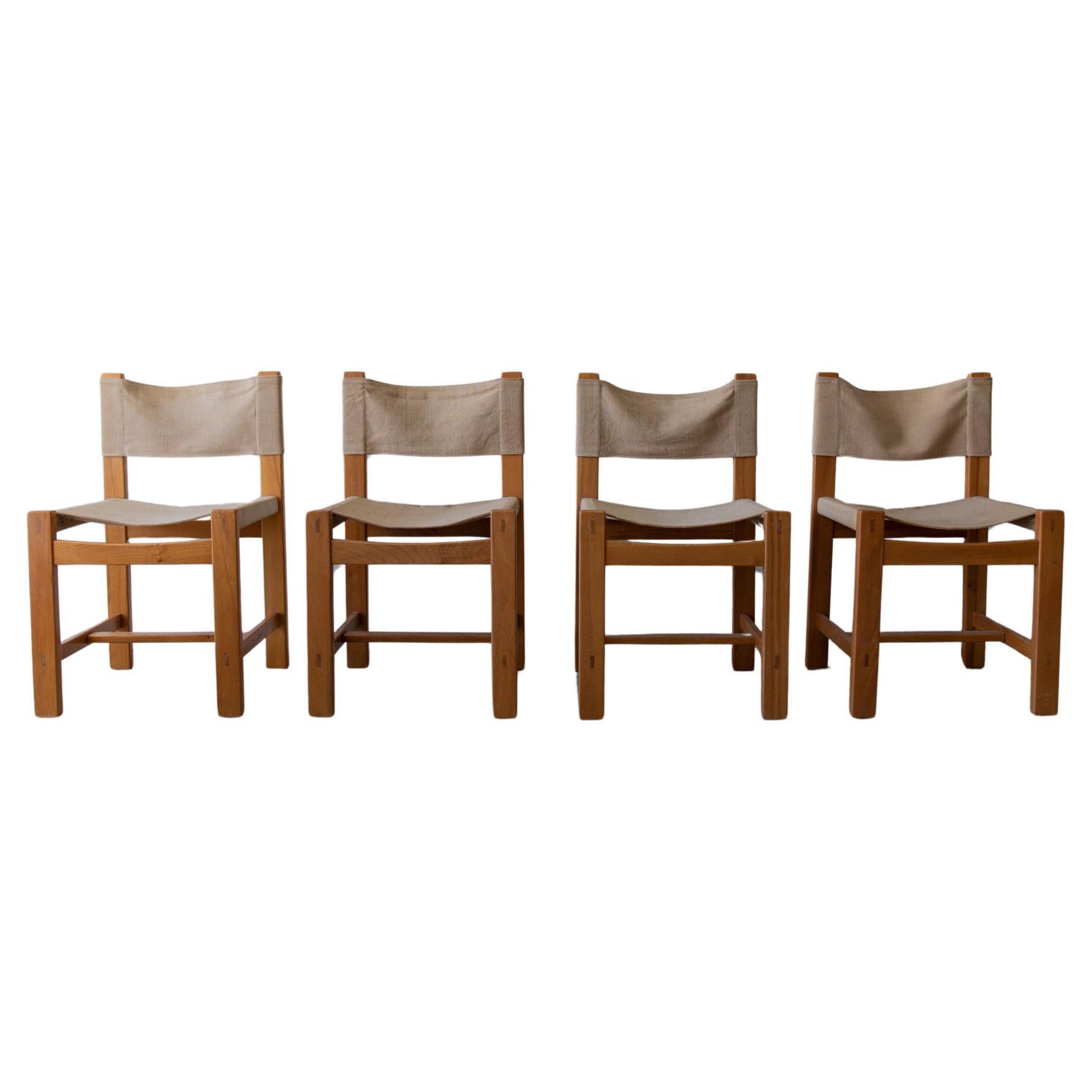 Set of 4 Chairs by Maison Regain