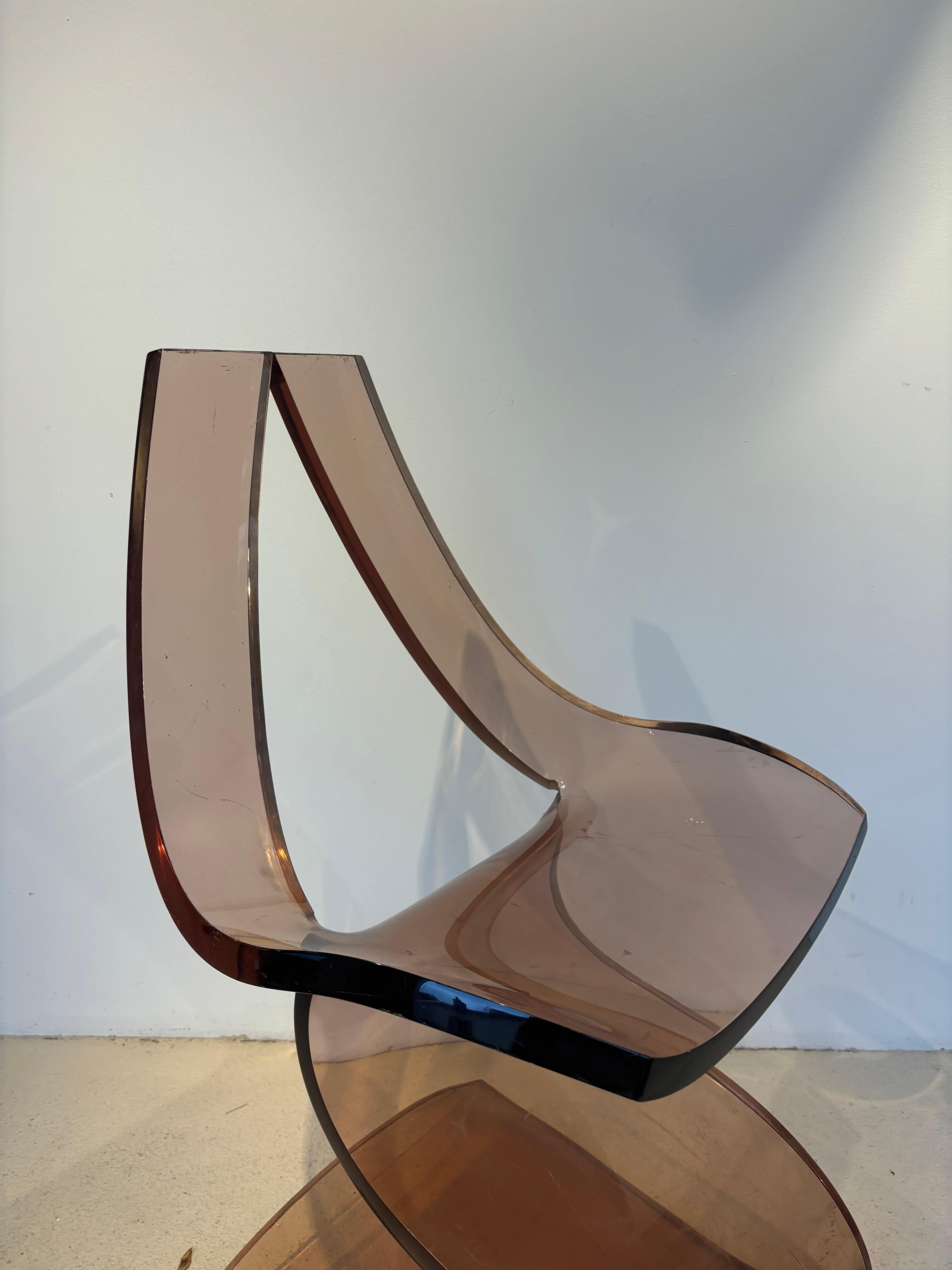 Set of 4 chairs by Michel Dumas im Angebot 3