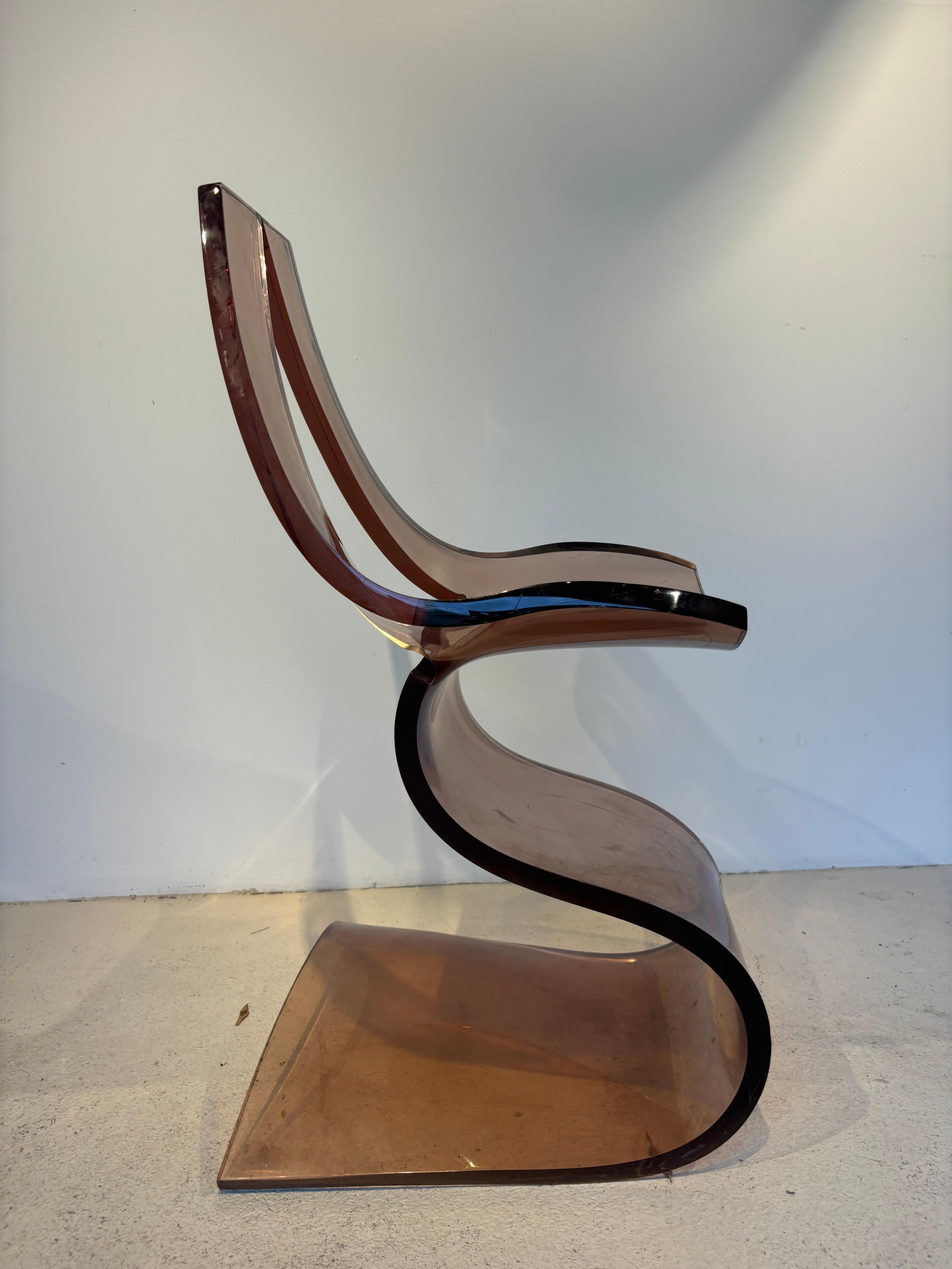 Set of 4 chairs by Michel Dumas im Angebot 4