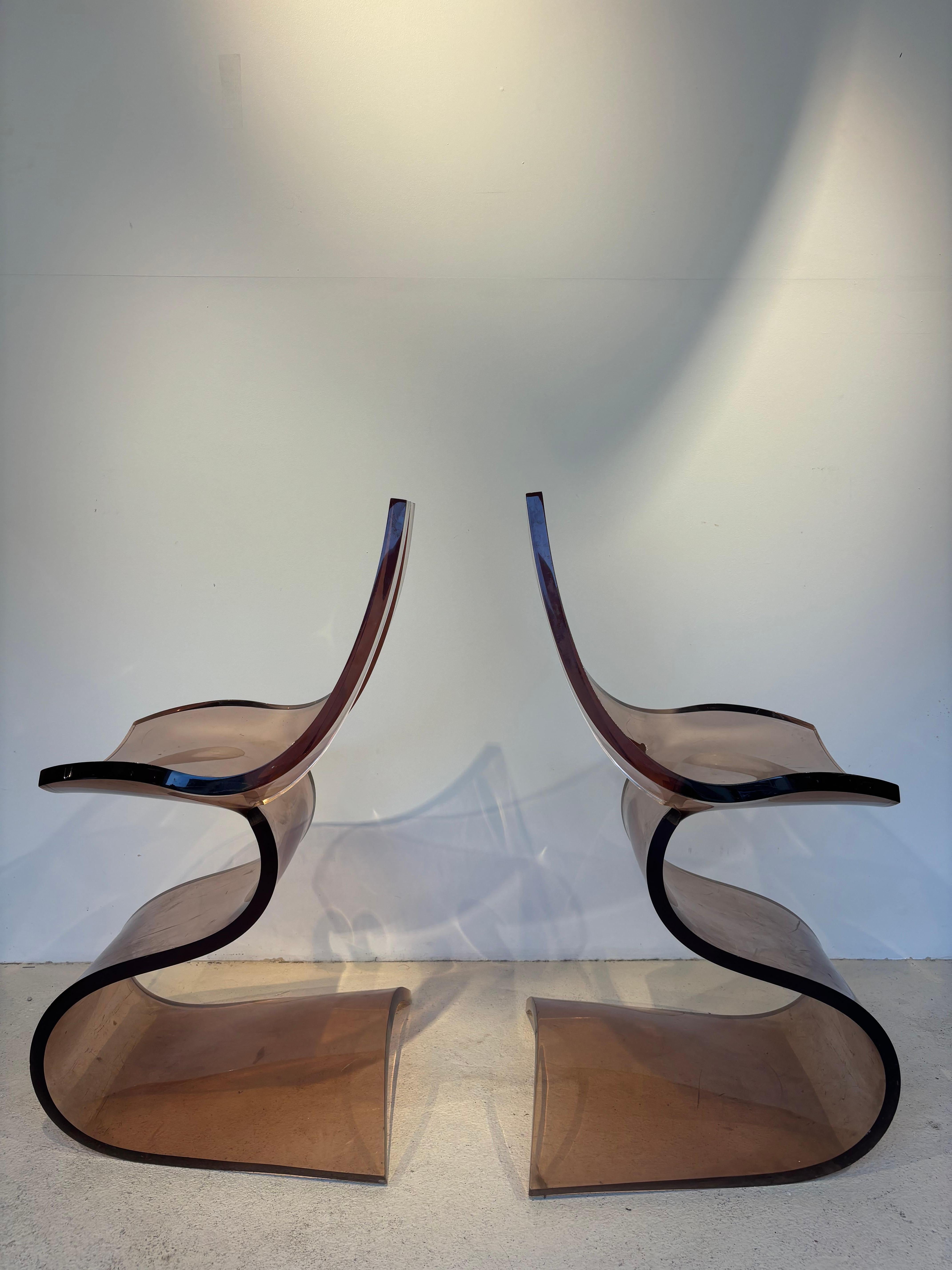 Set of 4 chairs by Michel Dumas (Moderne) im Angebot