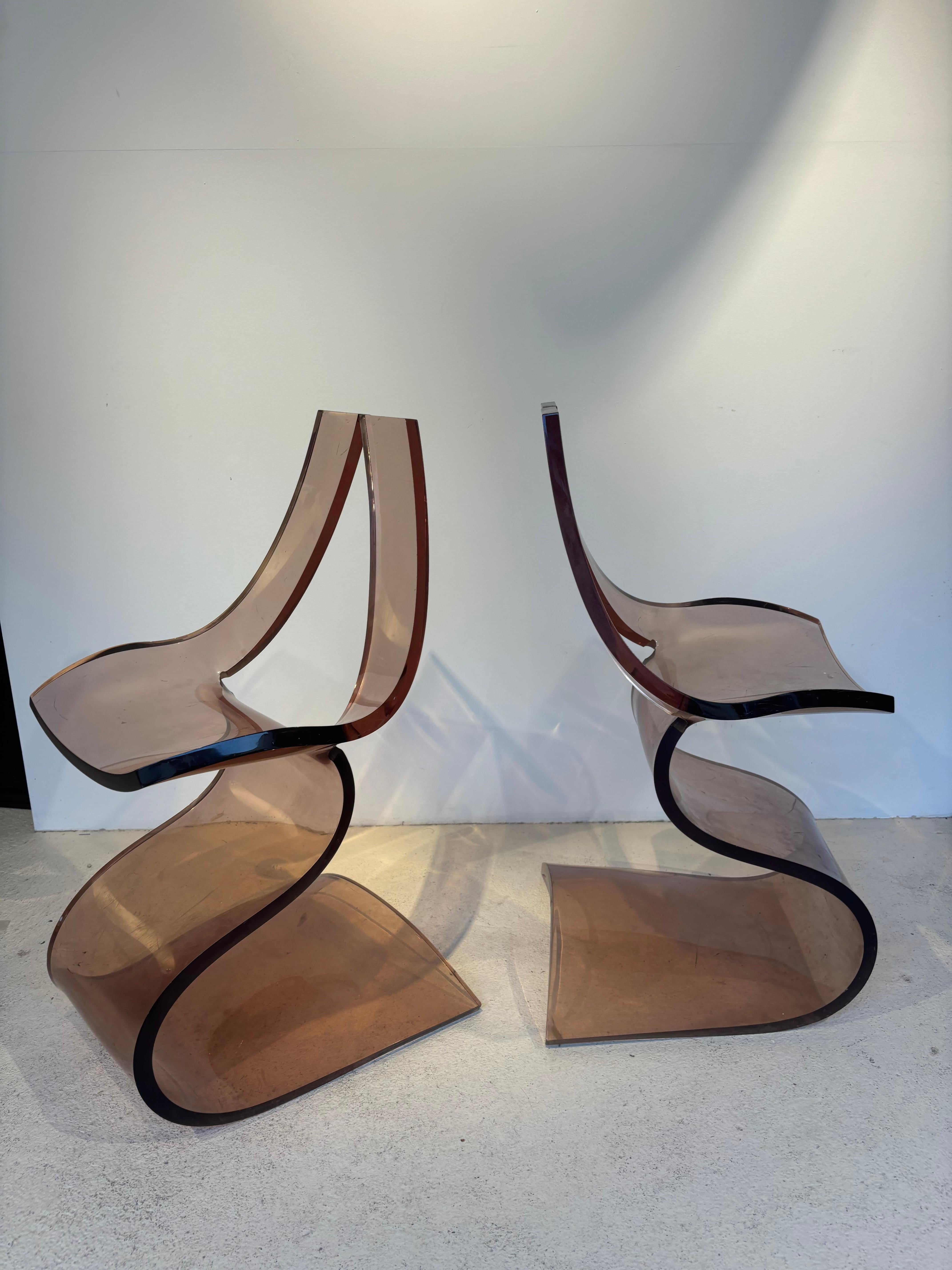 Set of 4 chairs by Michel Dumas (Französisch) im Angebot
