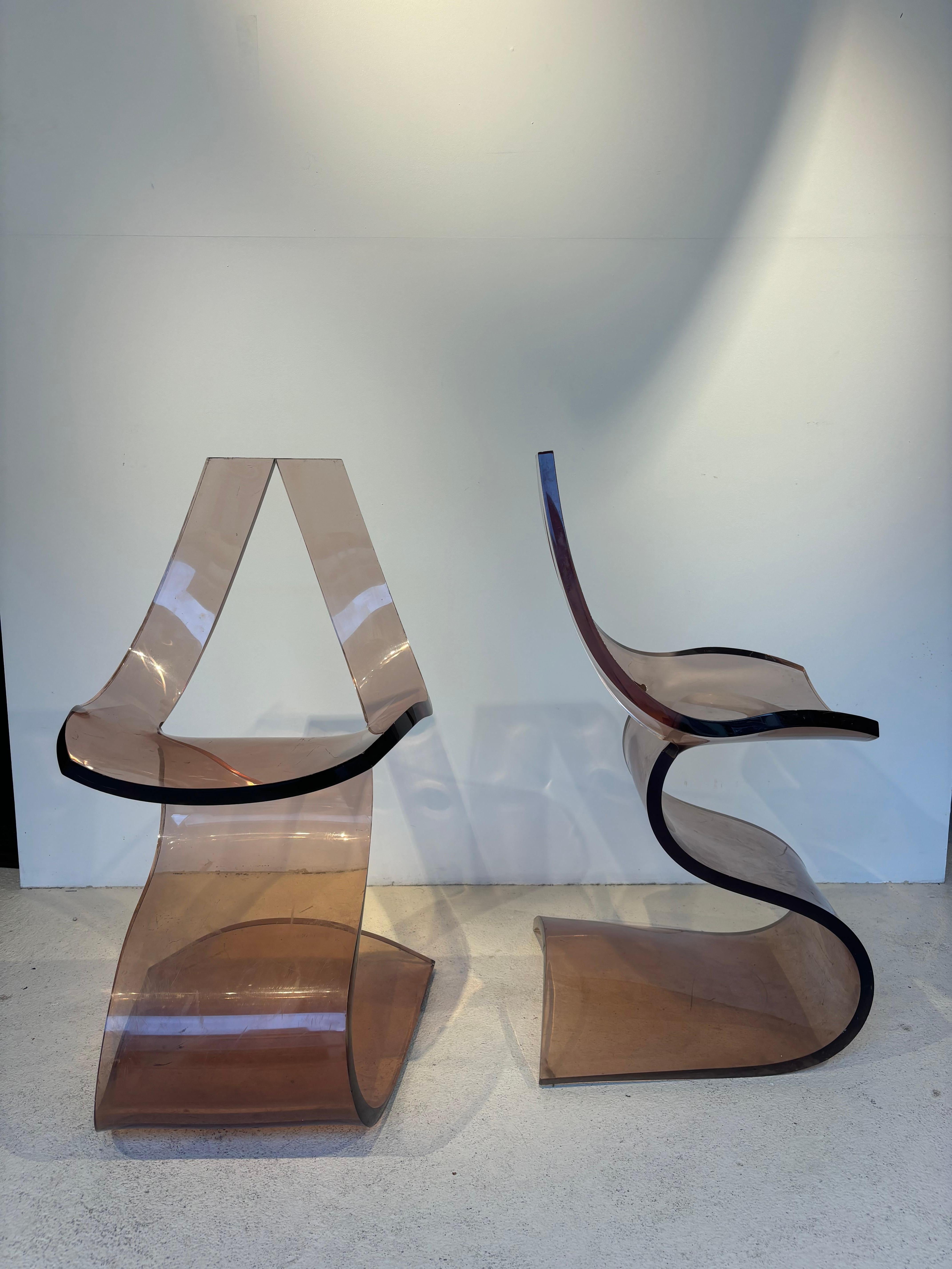 Set of 4 chairs by Michel Dumas (Ende des 20. Jahrhunderts) im Angebot