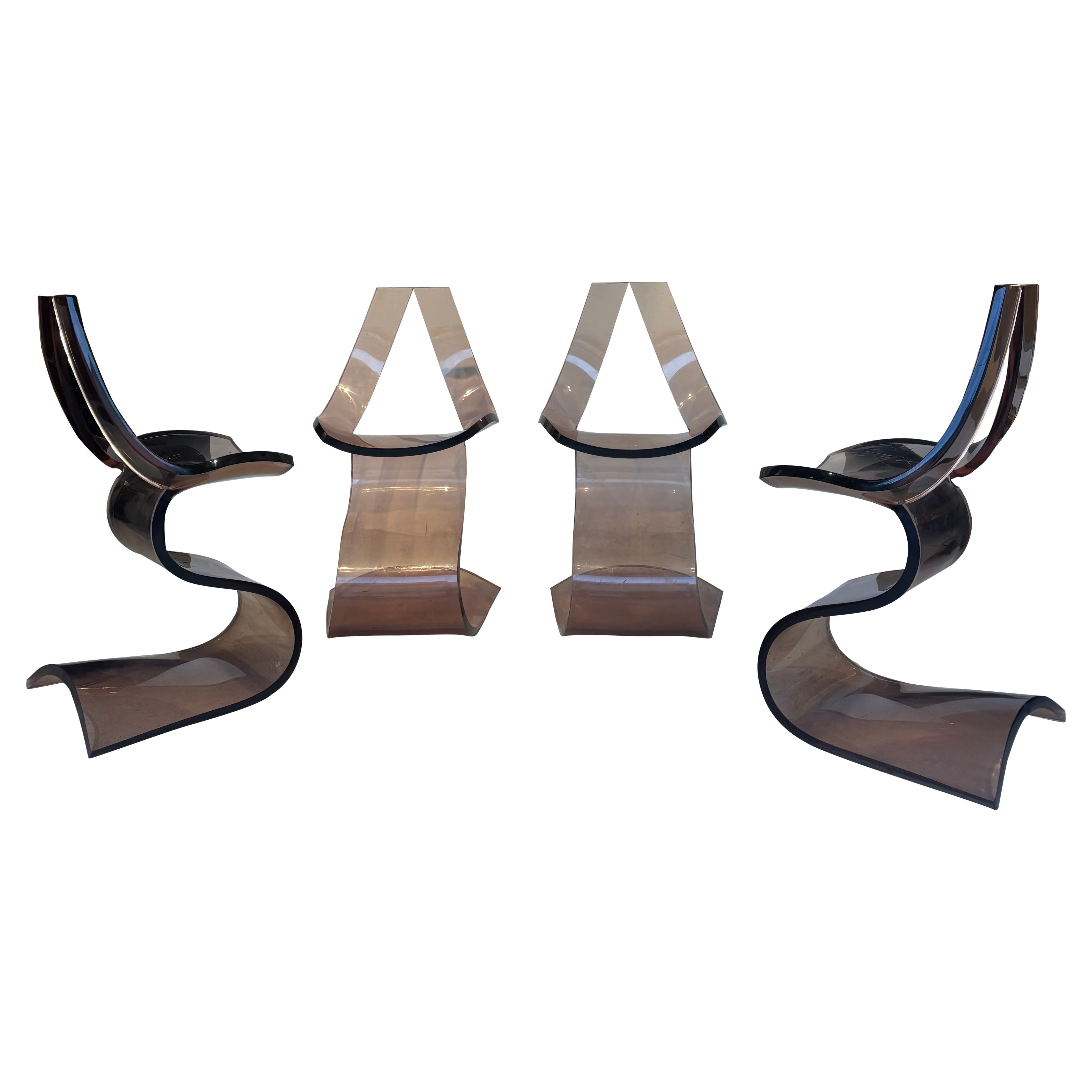 Set di 4 sedie di Michel Dumas in vendita