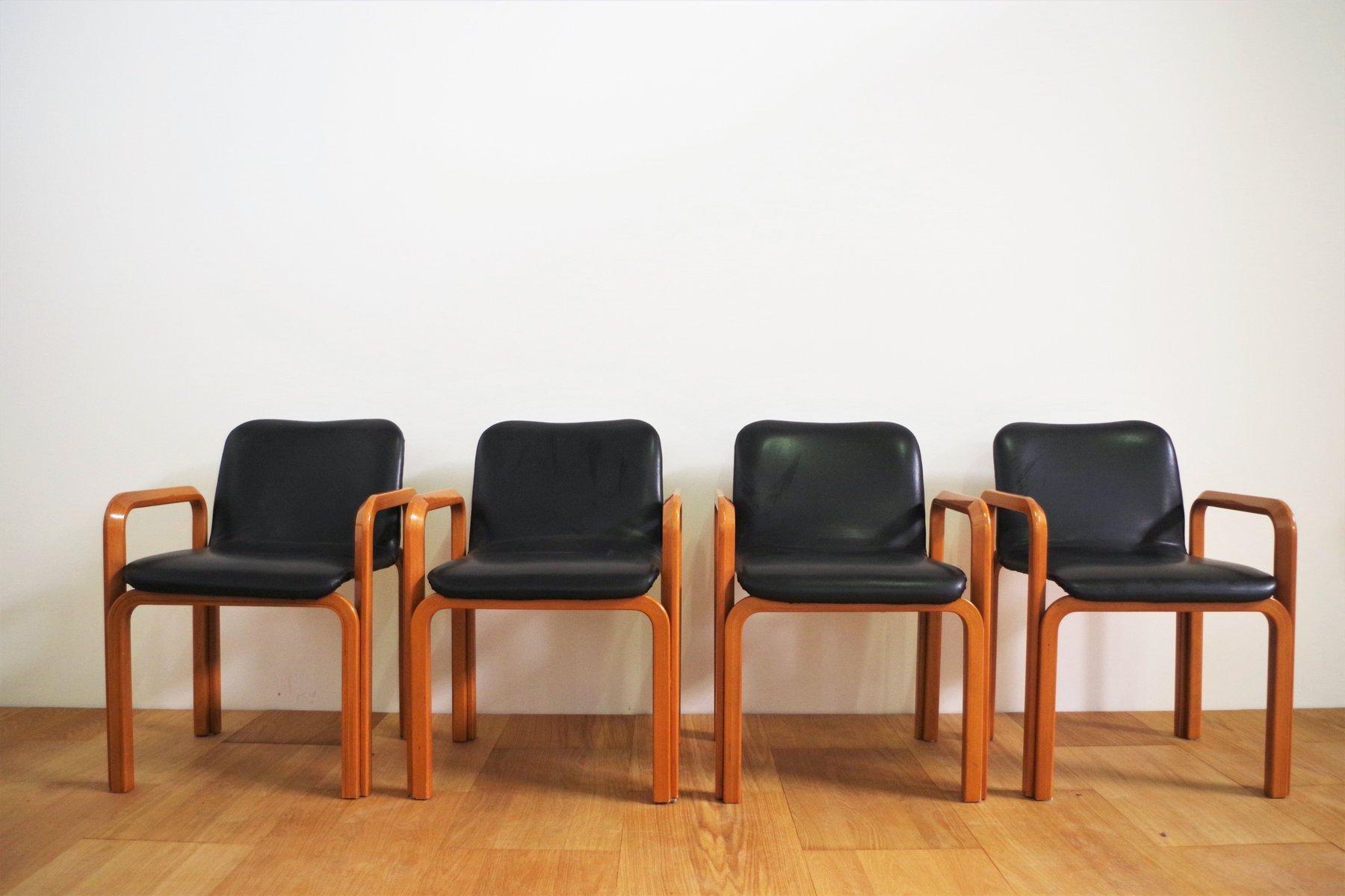 Ensemble de 4 chaises par Pillini Furniture, 1970 en vente 6