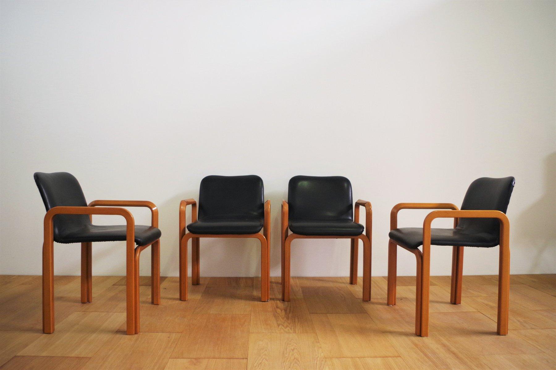 Ensemble de 4 chaises par Pillini Furniture, 1970 en vente 7