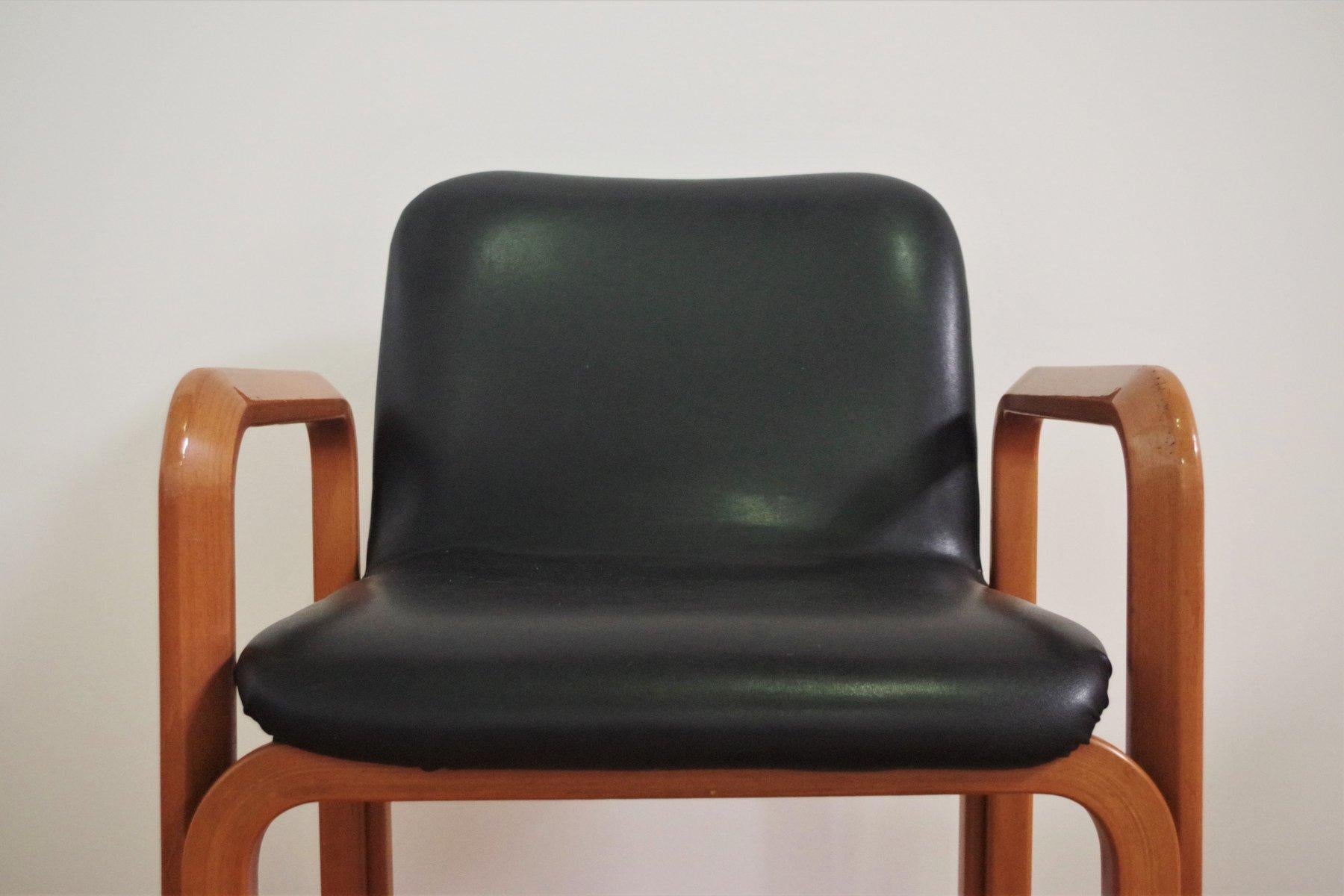 Ensemble de 4 chaises par Pillini Furniture, 1970 Bon état - En vente à Manzano, IT