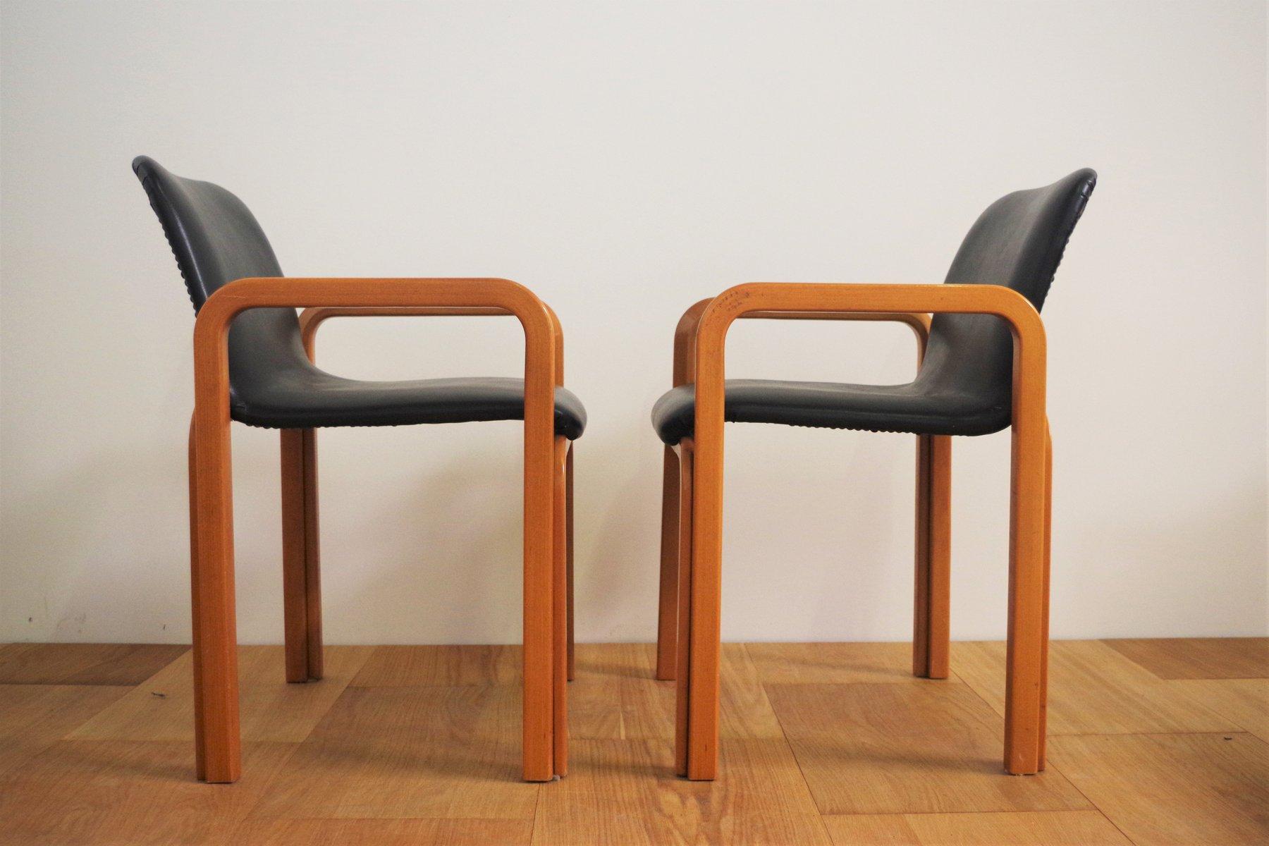 Ensemble de 4 chaises par Pillini Furniture, 1970 en vente 1