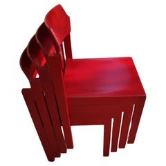 set of 4 chairs by Rainer Schell