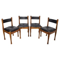 Set di 4 sedie di Silvio Coppola per Bernini, anni '60