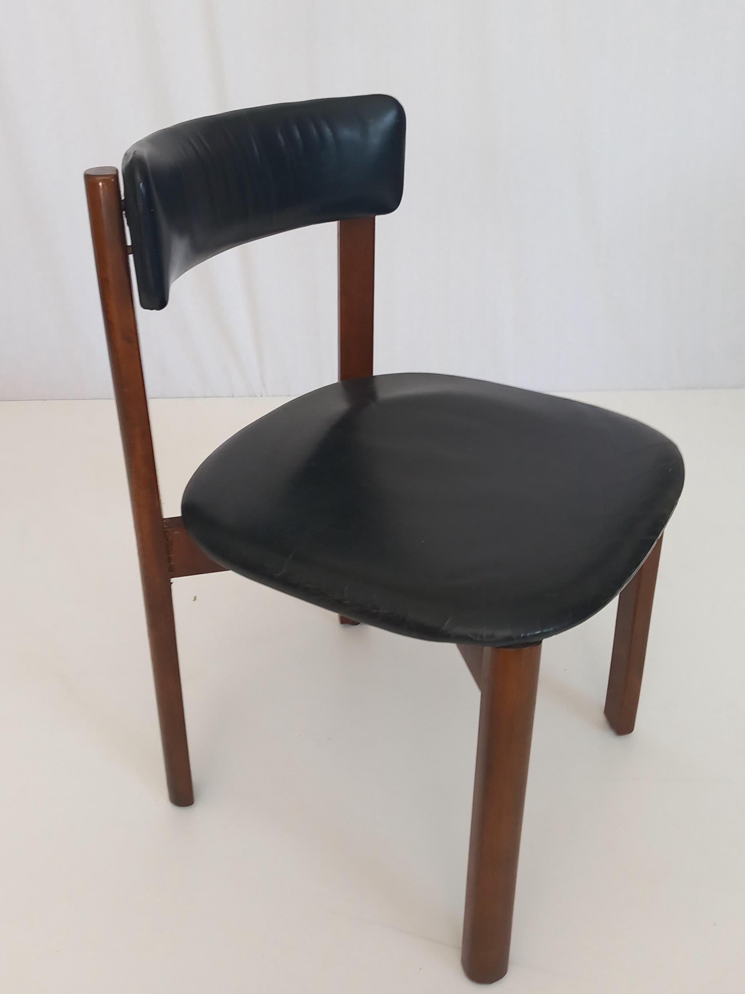 Italian Ensemble de 4 chaises par Sorgente del Mobile, années 70 en vente
