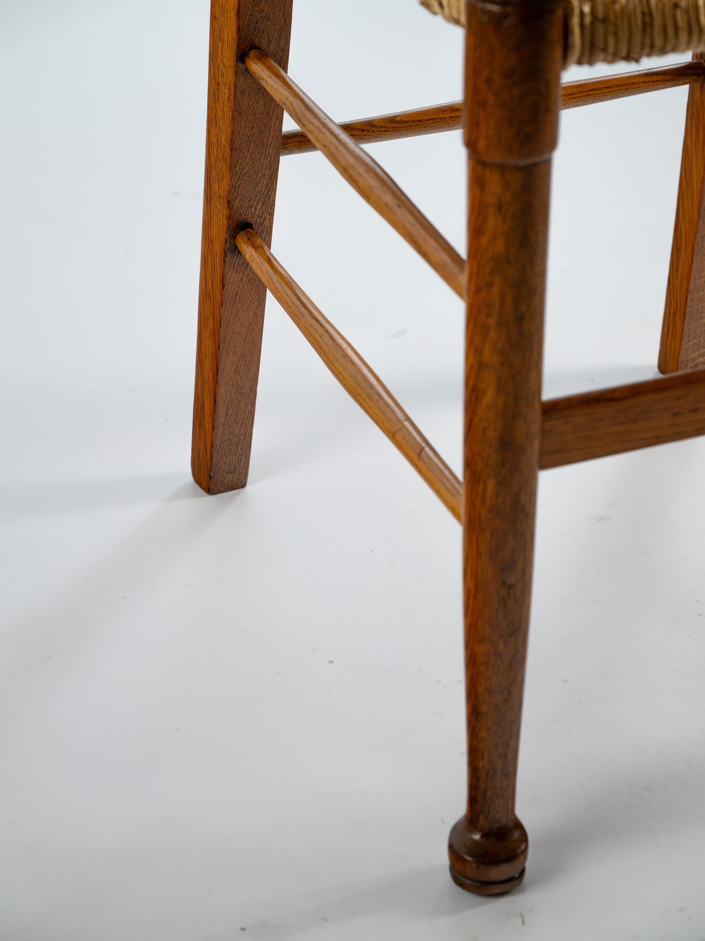 Set di 4 sedie di William Birch per Art and Craft in vendita 3