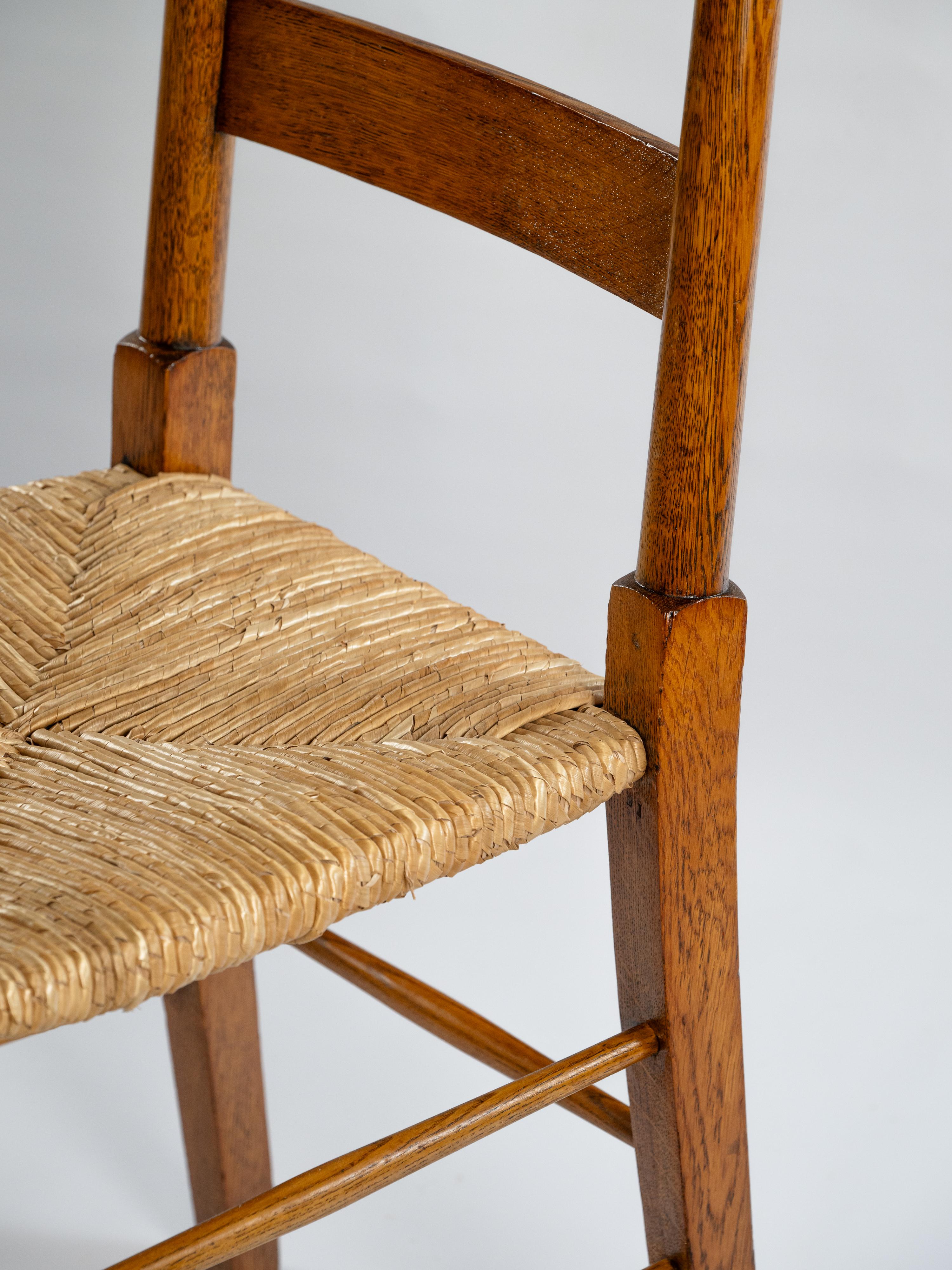 Set di 4 sedie di William Birch per Art and Craft in vendita 1