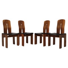 Vintage Set of 4 chairs Carlo Scarpa, Bernini mod. 1934-765