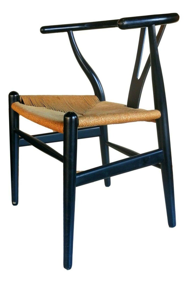 Set of 4 Chairs "ch24 Wishbone Chair" Design Hans Wegner for Carl