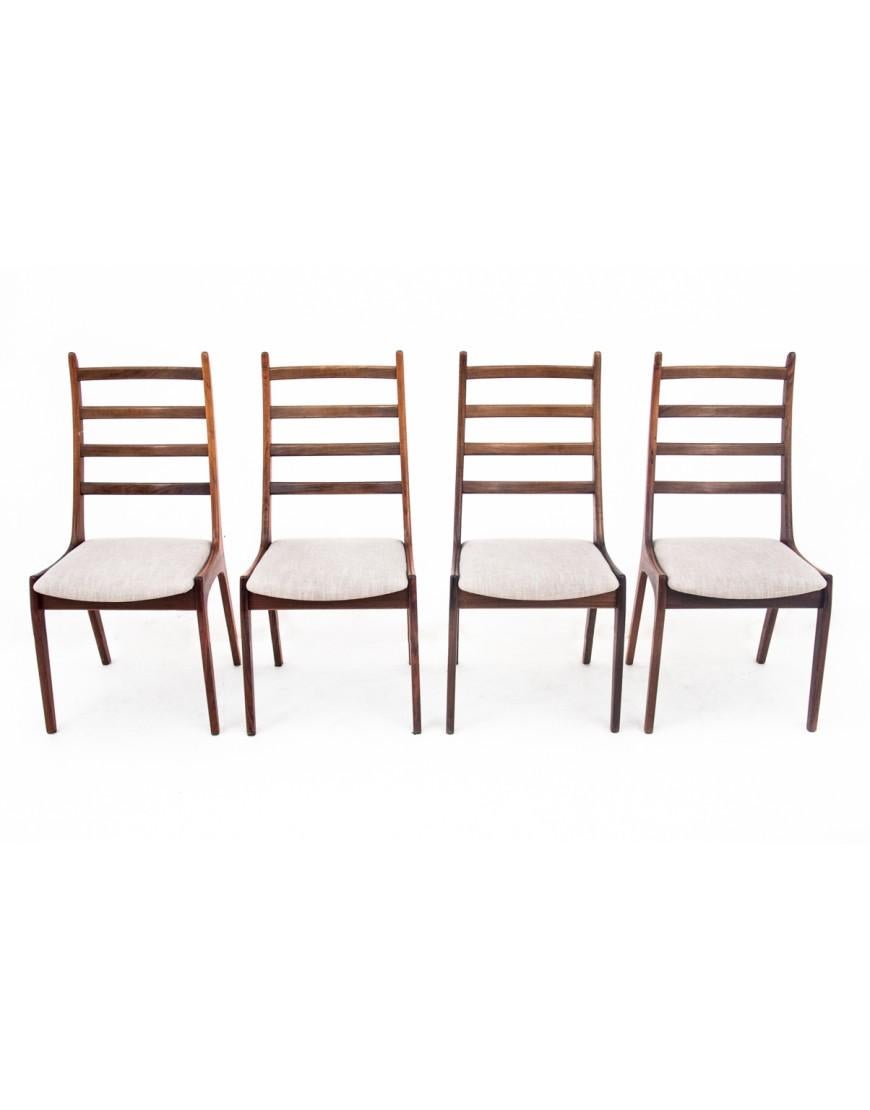 Scandinave moderne Set of 4 chairs, Danish design, 1960s. en vente