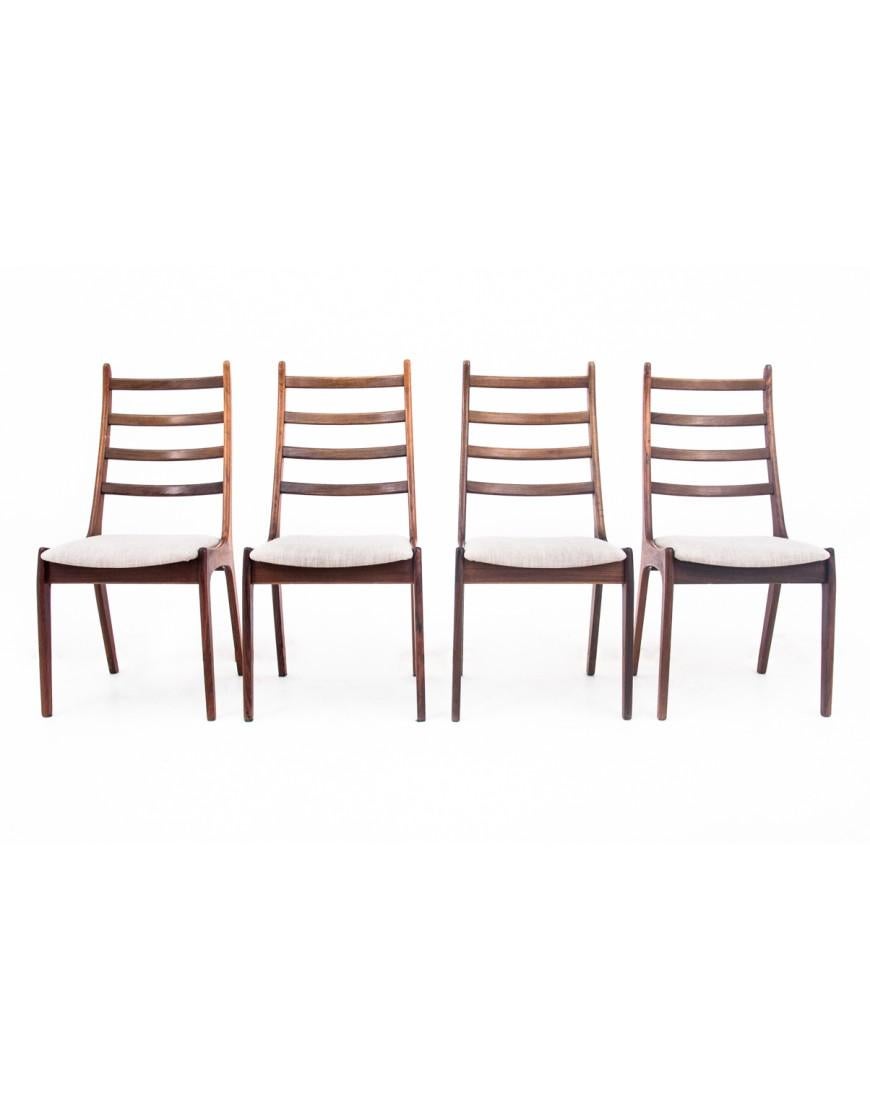 Danois Set of 4 chairs, Danish design, 1960s. en vente