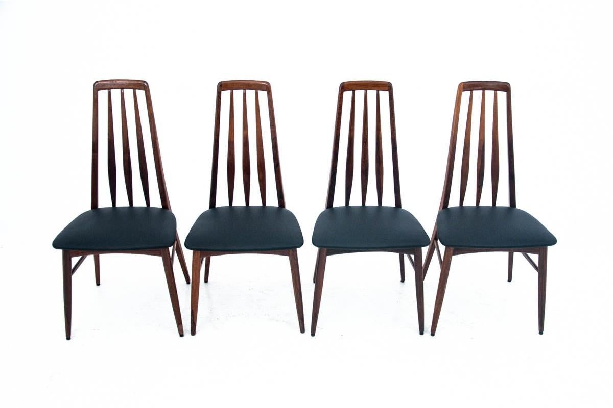 Set of 4 Chairs, Danish Design, Niels Koefoed, 1960s 4