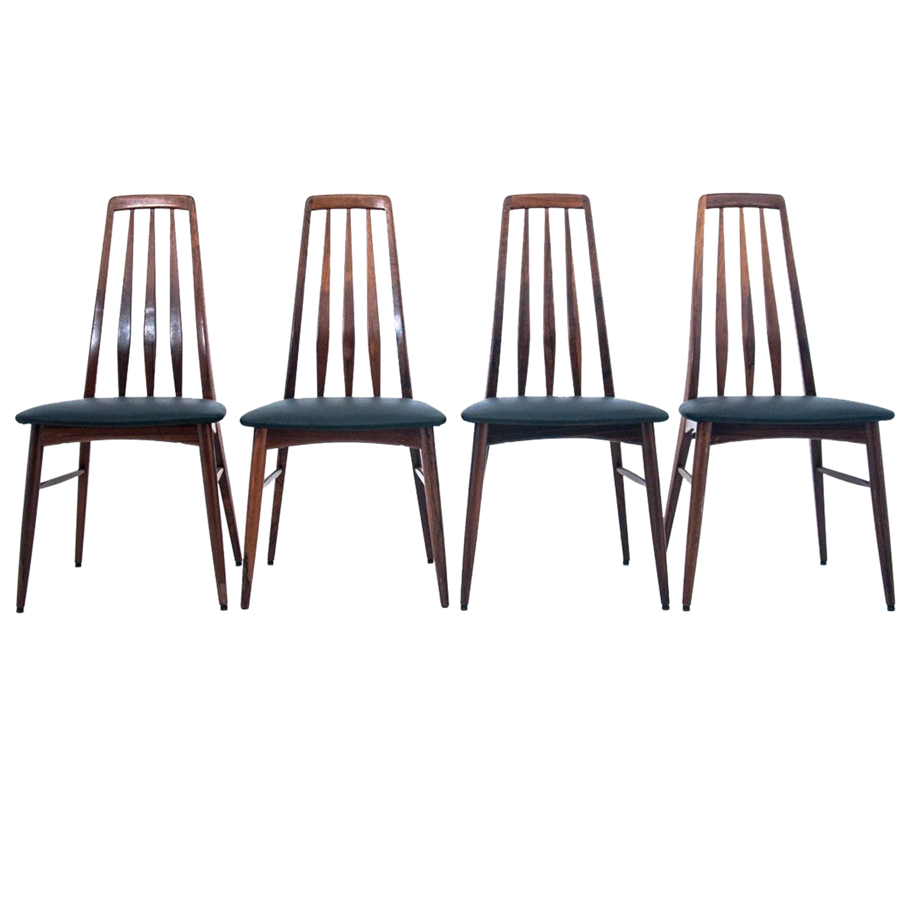 Set of 4 Chairs, Danish Design, Niels Koefoed, 1960s