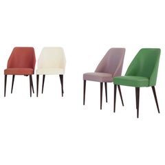 Set of 4 Chairs, Designed and Manufactured by Figli Di Amedeo Cassina in Italy